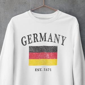 Germany Flag Sweatshirt: Berlin Souvenir Crewneck
