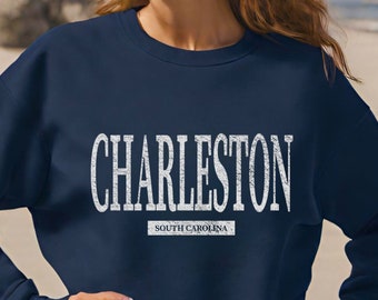 Charleston Sweatshirt, South Carolina Sweatshirt, Charleston Shirt, Charleston SC Gifts, South Carolina Shirt, Beach Crewneck, SC Shirt