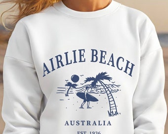 Unisex Australia Sweater Crewneck, Womens Airlie Beach Sweatshirt, Australia Shirt, Australia Gift