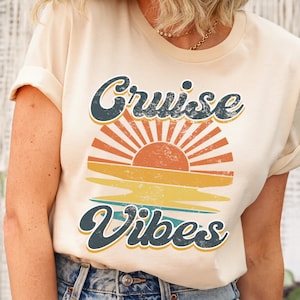 Cruise Vibes Shirt, Family Cruise Tshirts, Summer Cruise Vacation Tee
