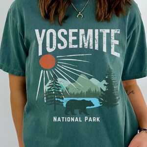 Yosemite National Park Tshirt Gift, Hiking Camping Tee Shirt
