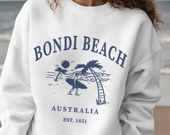 Bondi beach vintage wash unisex sweatshirt sale