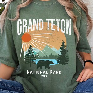 Grand Teton National Park T-Shirt Geschenk, Wandern Tshirt