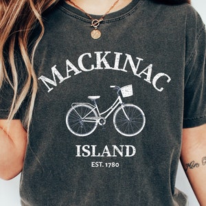 Mackinac Island Comfort Colors Tee Shirt, Michigan Tshirt Gift