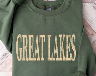 Great Lakes Fleece Sweatshirt, Lake Life Pullover