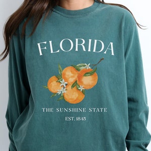 Florida Oranges Long Sleeve Etsy