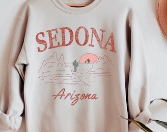 Sedona Arizona Sweatshirt: Desert Graphic Crewneck