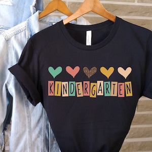 Kindergarten Teacher Tshirt, Kindergarten Crew Shirt