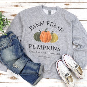 farm fresh pumpkin sweatshirt