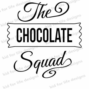 Chocolate Squad PNG JPG: Digital Image