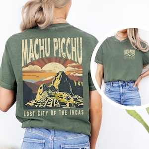 Machu Picchu, Peru T-shirt cadeau, wandelshirt Andesgebergte