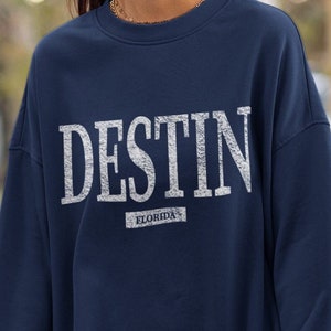 Destin Florida Sweatshirt: Beach Crewneck Pullover