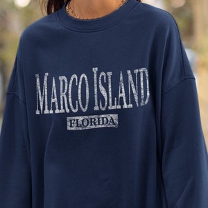 Marco Island Florida Sweatshirt: Spring Break Crewneck Pullover