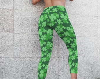 shamrock running tights
