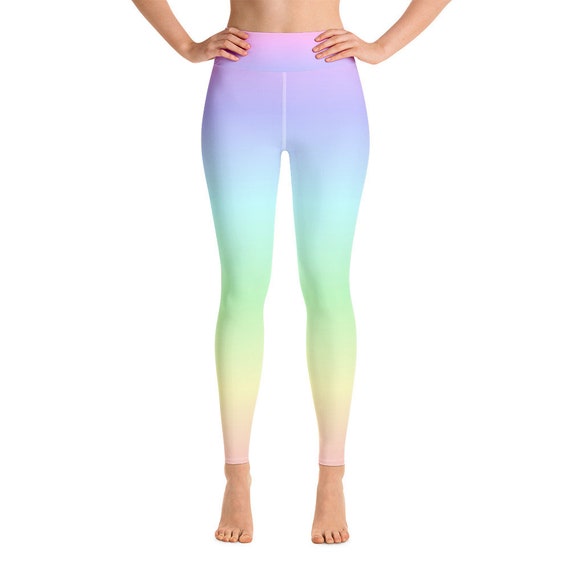 Rainbow workout deals pants