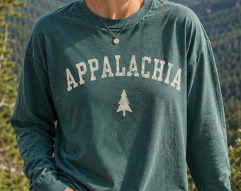 Appalachia Shirt, Mountain Lifestyle Long Sleeve