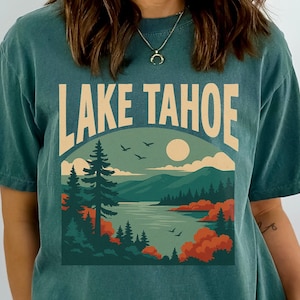 Lake Tahoe Comfort Colors® Tshirt Hiking Gift Tee