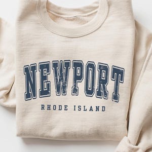 Newport Rhode Island Crewneck Sweatshirt Gift Pullover Souvenir