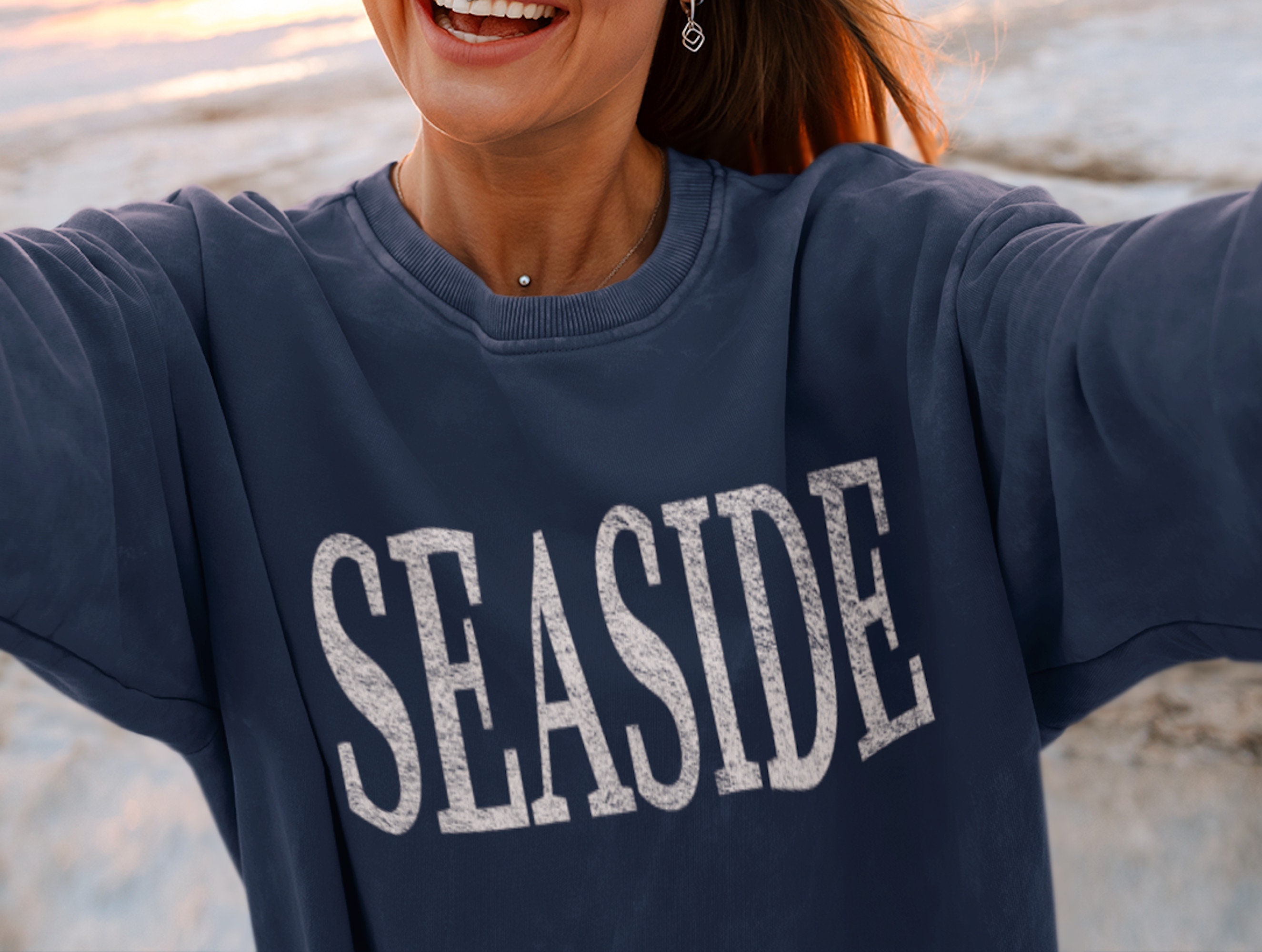 Seaside Sweatshirt - Etsy