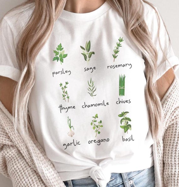 Mens Plant Daddy Shirt - Cute Herb Print Gardener T-Shirt Mens Plant Daddy Shirt - Cute Herb Print Gardener T-Shirt