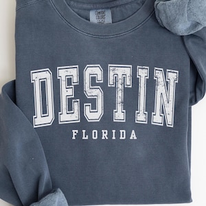 Destin Florida Beach Comfort Colors® Crewneck Sweatshirt Gift