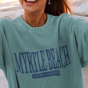 Myrtle Beach South Carolina Crewneck Sweatshirt Gift, Comfort Colors Pullover Souvenir