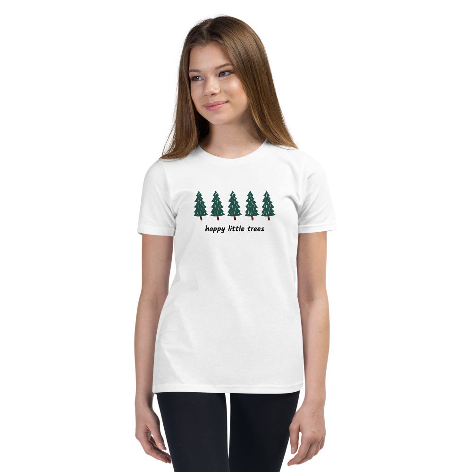bob ross shirt happy trees