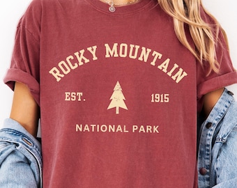 Rocky Mountain National Park Comfort Colors® Tshirt Gift Tee
