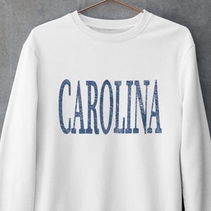 Womens Carolina Sweatshirt, Carolina Beach Shirt, Mens North Carolina Pullover, Carolina Beach Crewneck