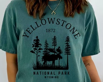 Yellowstone National Park Wyoming Shirt, Travel Souvenir Tee