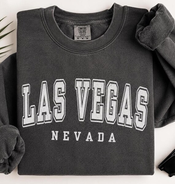 Las Vegas Nevada Sweatshirt, Vegas Girls Trip Crewneck - Etsy
