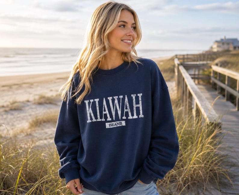 Kiawah Island Sweatshirt, South Carolina Crewneck, Carolina Shirt, East Coast Beach Pullover image 4