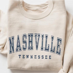 Custom City State Crewneck Sweatshirt, Hometown Travel Souvenir