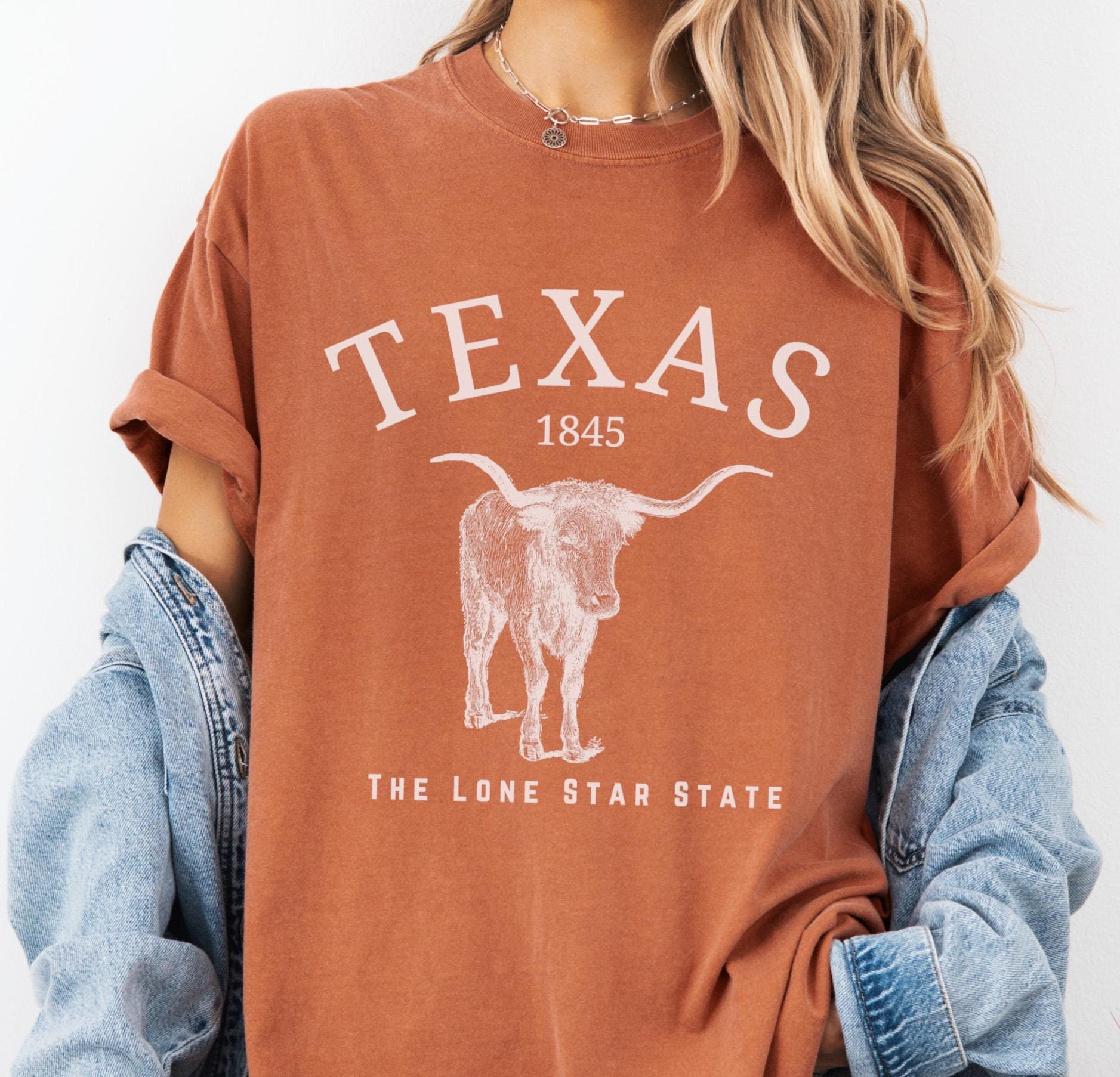 テキサス州ローンスターステートコンフォートカラーズ®Tシャツ