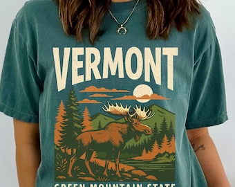 Vermont Green Mountain State Comfort Colors® Tshirt Gift Tee