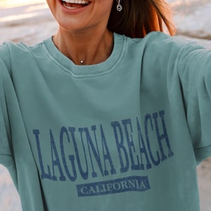 Laguna Beach California Crewneck Sweatshirt Gift, Comfort Colors Pullover Souvenir