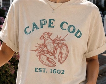 Cape Cod Lobster Shirt, Coastal New England Tee