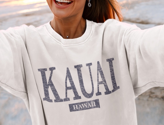 Hawaii Sweatshirt, Kauai Gift, Kauai Hawaii Shirt, Hawaii Souvenir, Hawaii  Crewneck - Etsy