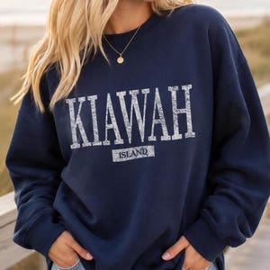 Kiawah Island Sweatshirt, South Carolina Crewneck, Carolina Shirt, East Coast Beach Pullover image 1
