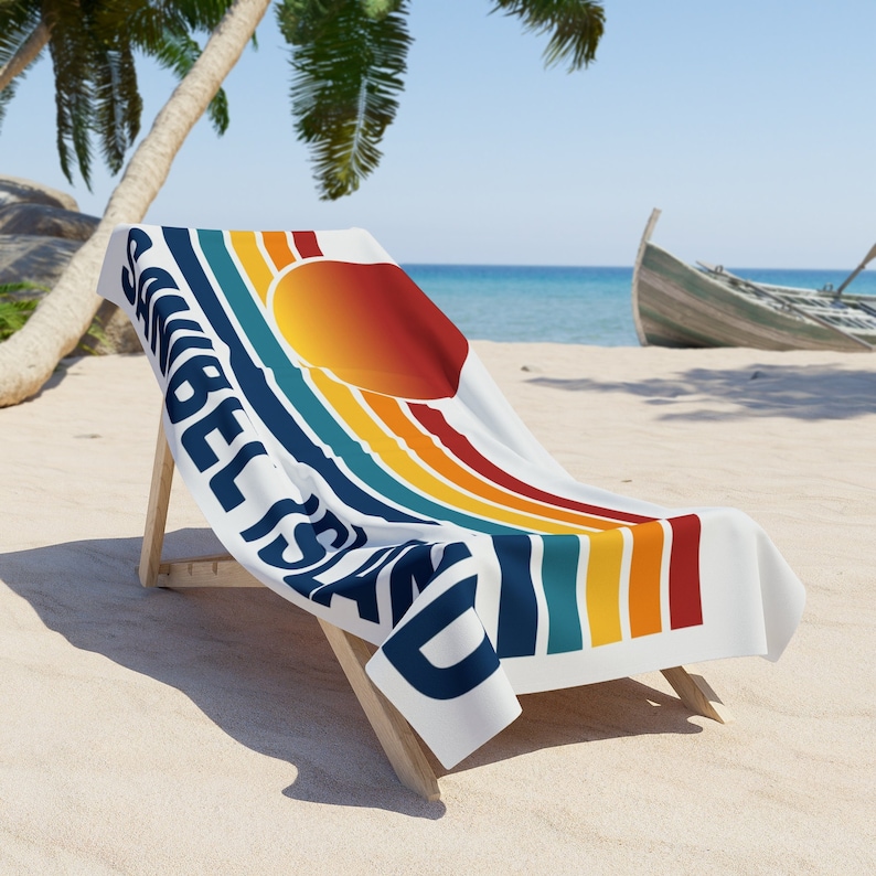KidForLifeDesigns Sanibel Island Beach Towel