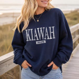 Kiawah Island Sweatshirt, South Carolina Crewneck, Carolina Shirt, East Coast Beach Pullover image 2