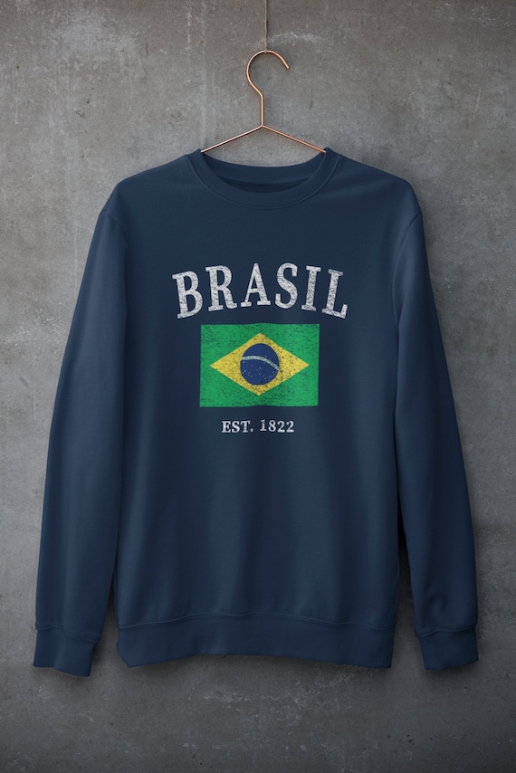 Sudadera de Brasil, Regalos vintage de Brasil, Jersey de Brasil