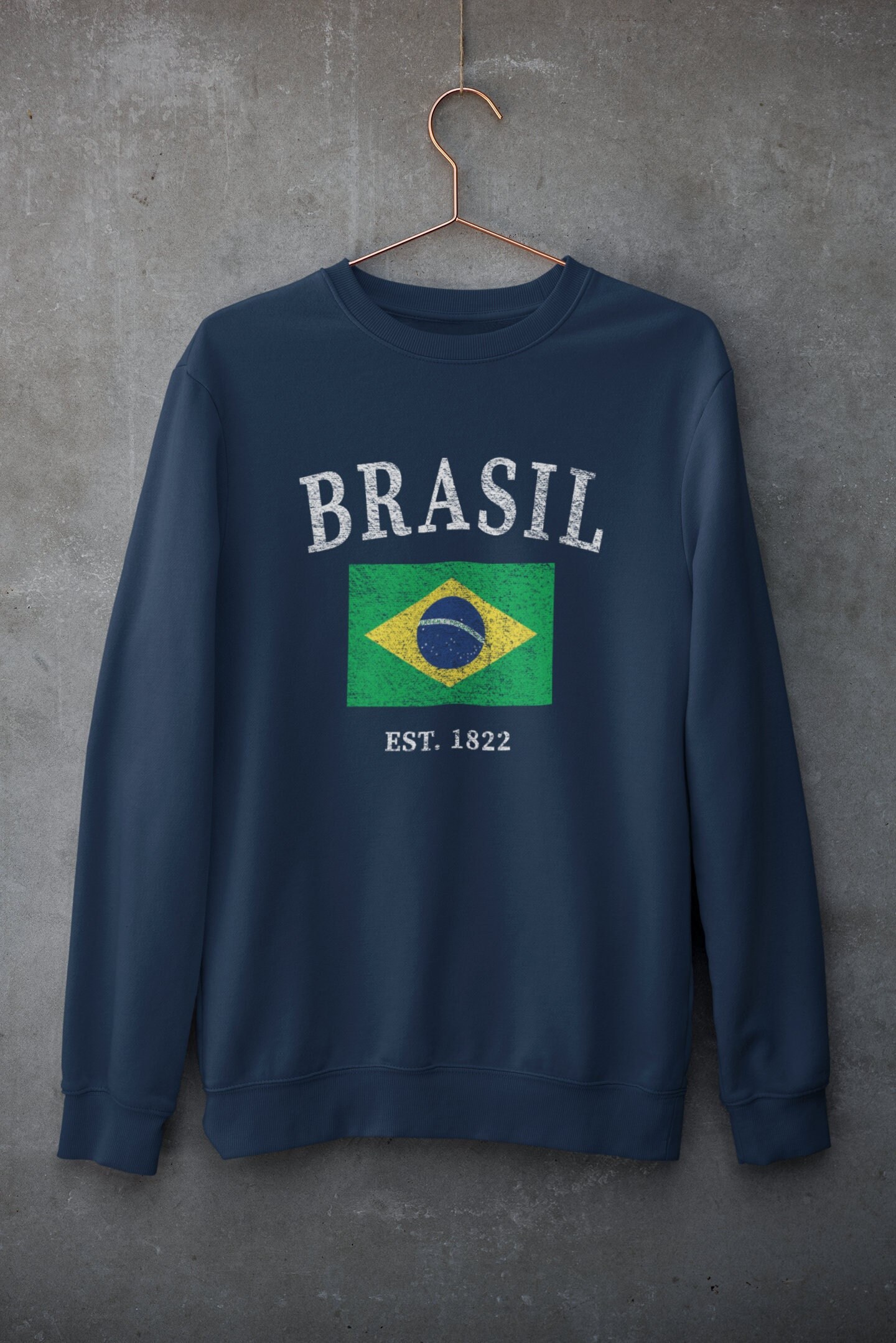 Sudadera Bandera De Brasil I Souvenirs Brasileño