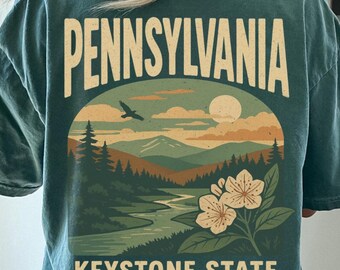 Maglietta regalo Pennsylvania Keystone State Comfort Colors®