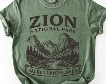 Zion National Park Comfort Colors® T-shirt Gåva T-shirt