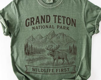 T-shirt Grand Teton National Park eland, Wyoming Wildlife-T-shirt
