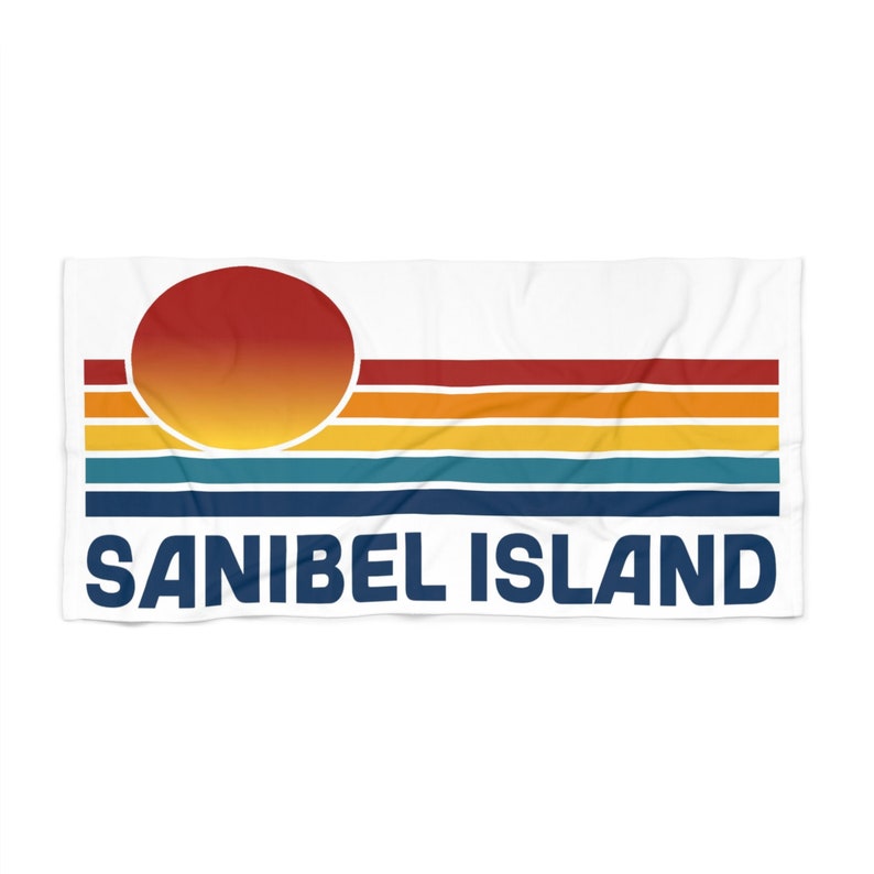 KidForLifeDesigns Sanibel Island Beach Towel - Thumbnail 2