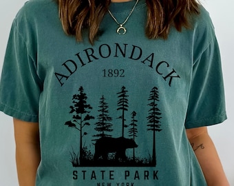 Adirondack State Park Comfort Colors® T-Shirt, Geschenkidee für den Norden des Bundesstaates New York