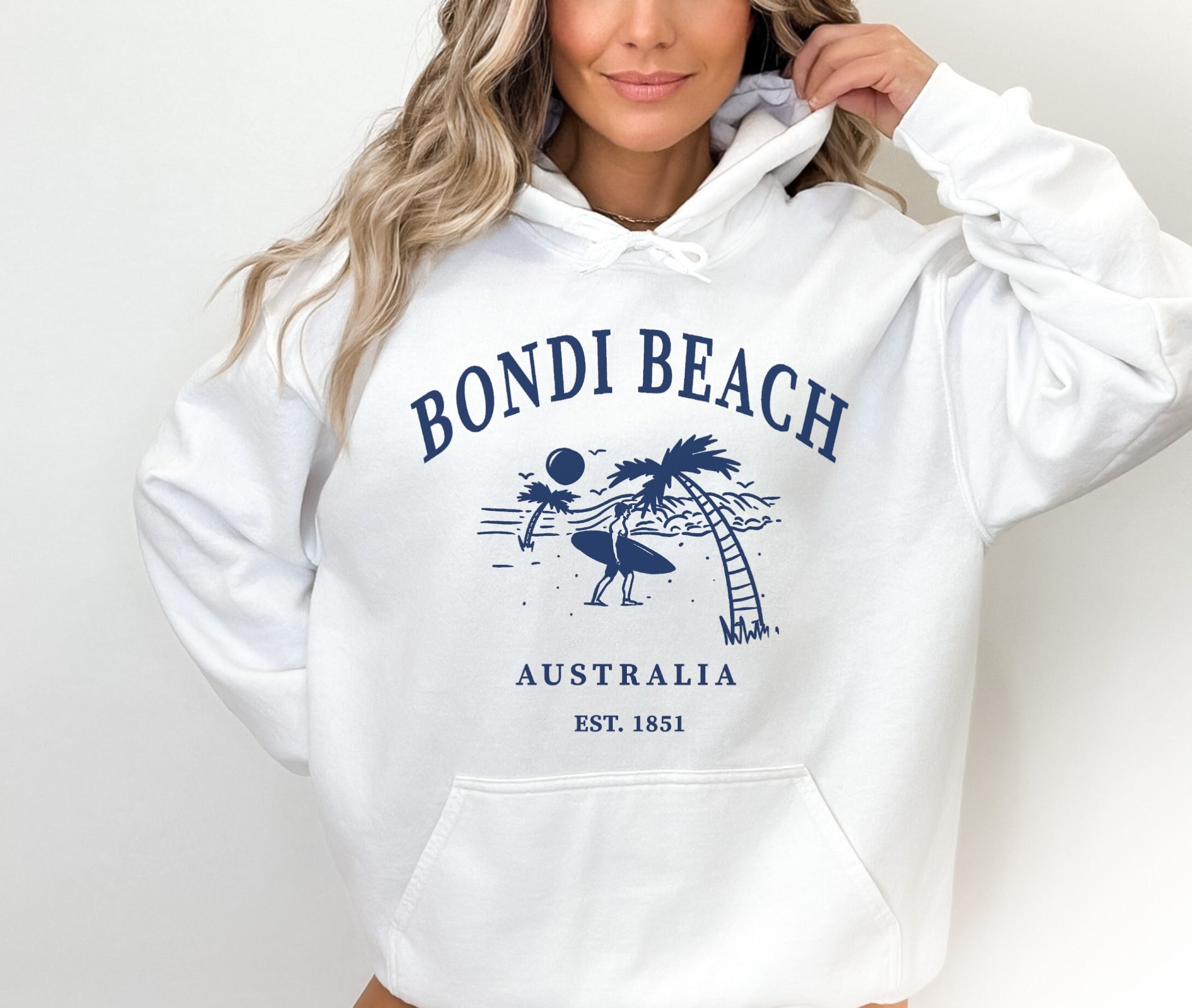 Bondi beach vintage wash unisex sweatshirt hot sale