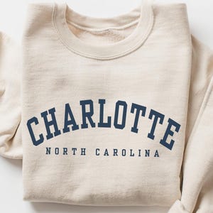 Charlotte North Carolina Crewneck Sweatshirt Gift